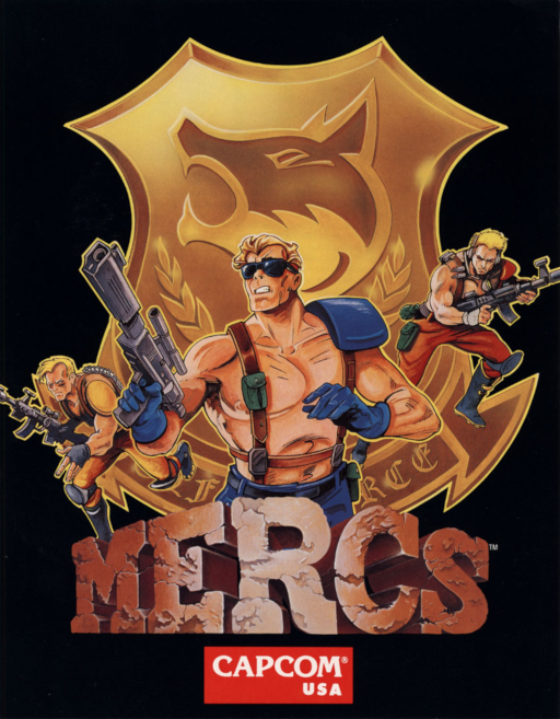 Mercs (900302 USA) Arcade Game Cover